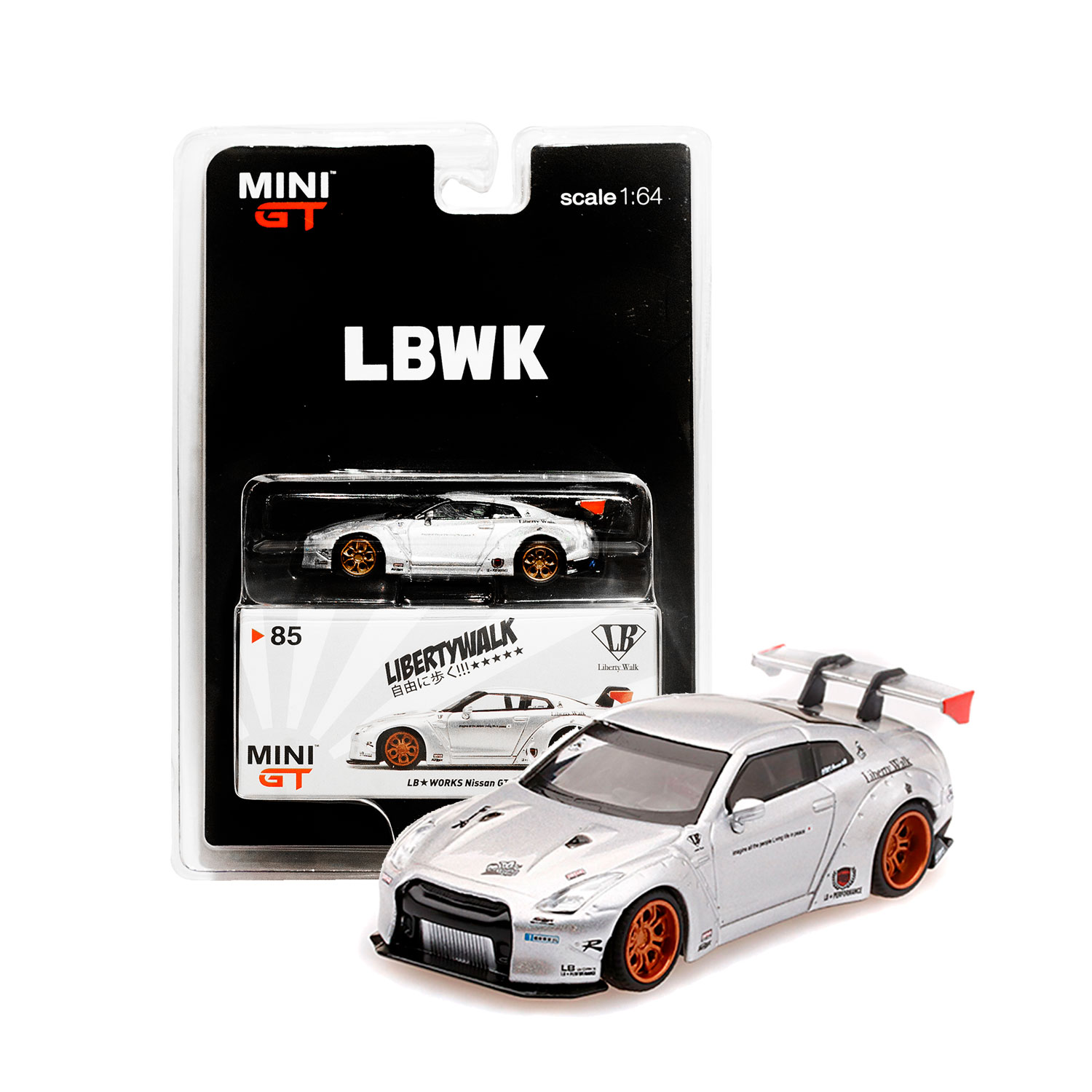 リバティーウォークLBWK MINI GT 1/64 R35 Type 1-